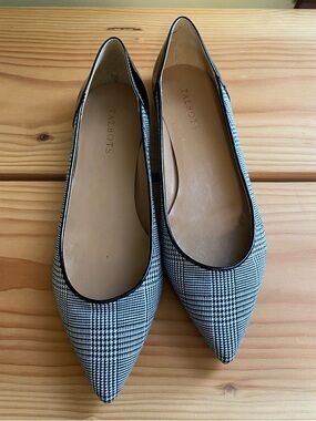 Talbots Houndstooth Pointed Flats